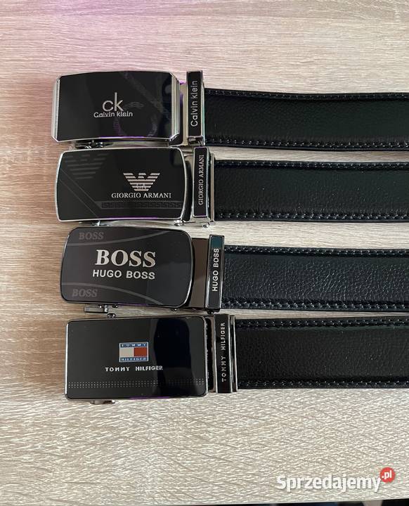 Skórzane Paski męskie Armani Calvin Klein TOMMY dolnośląskie Wrocław sprzedam