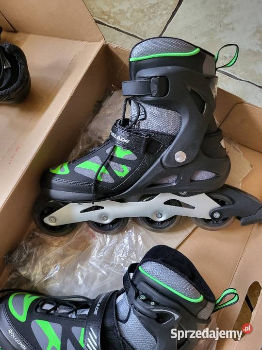 Rolki nowe 45 z kompletem ochraniaczy Rolki, wrotki i hulajnogi Jelenia Góra