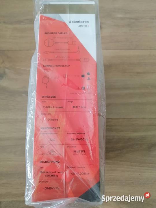 Słuchawki bezprzewodowe STEELSERIES Arctis 7 Głośniki, słuchawki i kamerki internetowe wielkopolskie