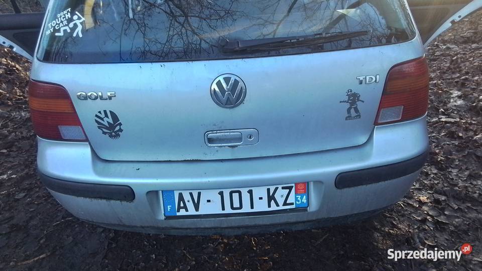 Klapa bagażnika srebrna vw golf 4 LA7W LB7Z inne Łódź