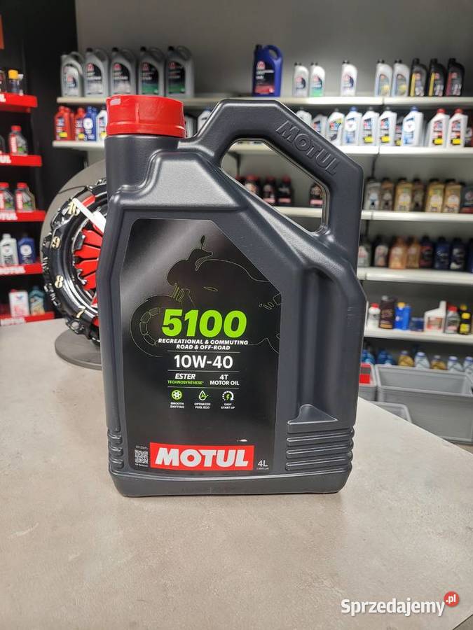 OLEJ MOTUL 10W40 5100 4T 4L Z LEGNEJ DYSTRYBUJCI Kończyce Małe