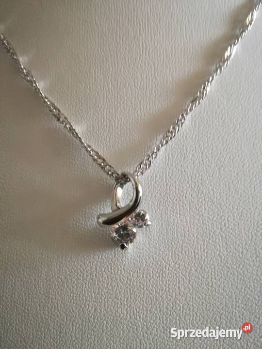 Naszyjnik z wiśiorkiem z cyrkoniami Lublin