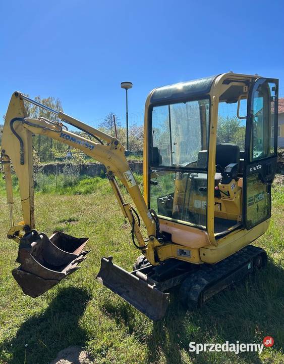 Minikoparka Kamatsu PC15r8 Rok produkcji 2005 Sieradz sprzedam