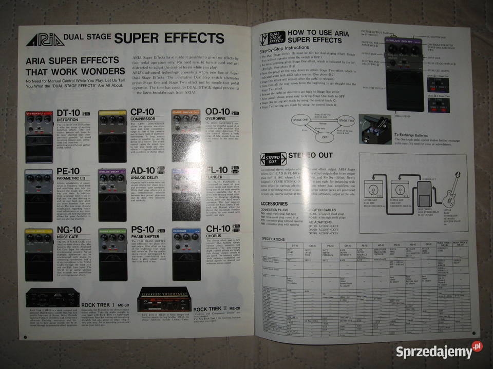 Aria Pro II Electric Guitars Catalog katalog pomorskie Kępice