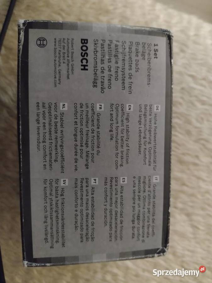 SPRZEDAM KLOCKI MAZDA 323F BA PRZÓD BOSCH dolnośląskie Wrocław sprzedam