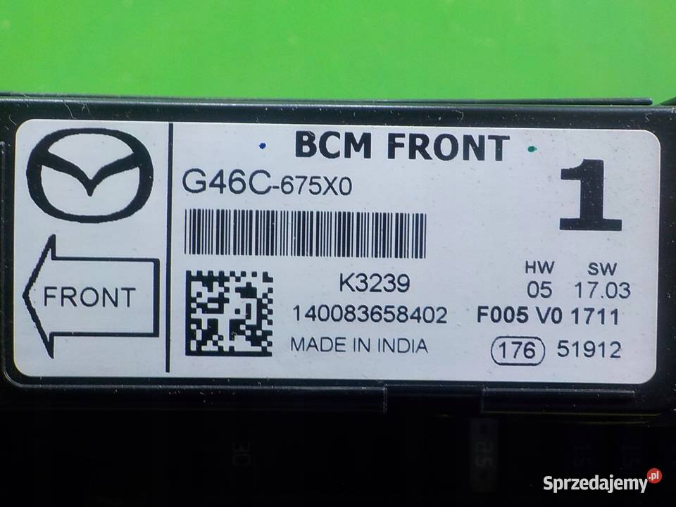 MAZDA 6 GJ III LIFT 22 D 15r modul sterownik BCM Suków