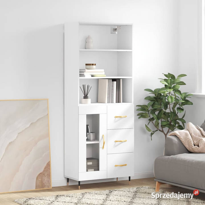Witrynka biała 695x34x180 materiał mazowieckie Warszawa sprzedam