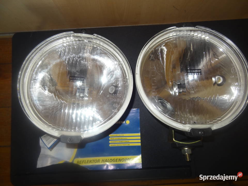 Reflektor drogowy H3 12v 24V WESEM biały uniwersalne