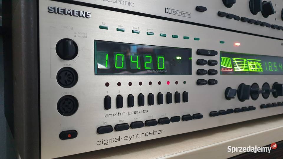 Wzmacniacz Amplituner Siemens RS555 Wzmacniacze i pokrewne dolnośląskie Jelenia Góra