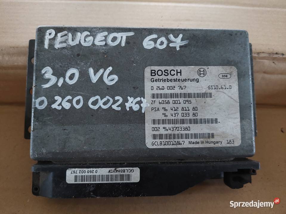 CITROEN PEUGEOT 30 V6 komputer sterownik Kielce