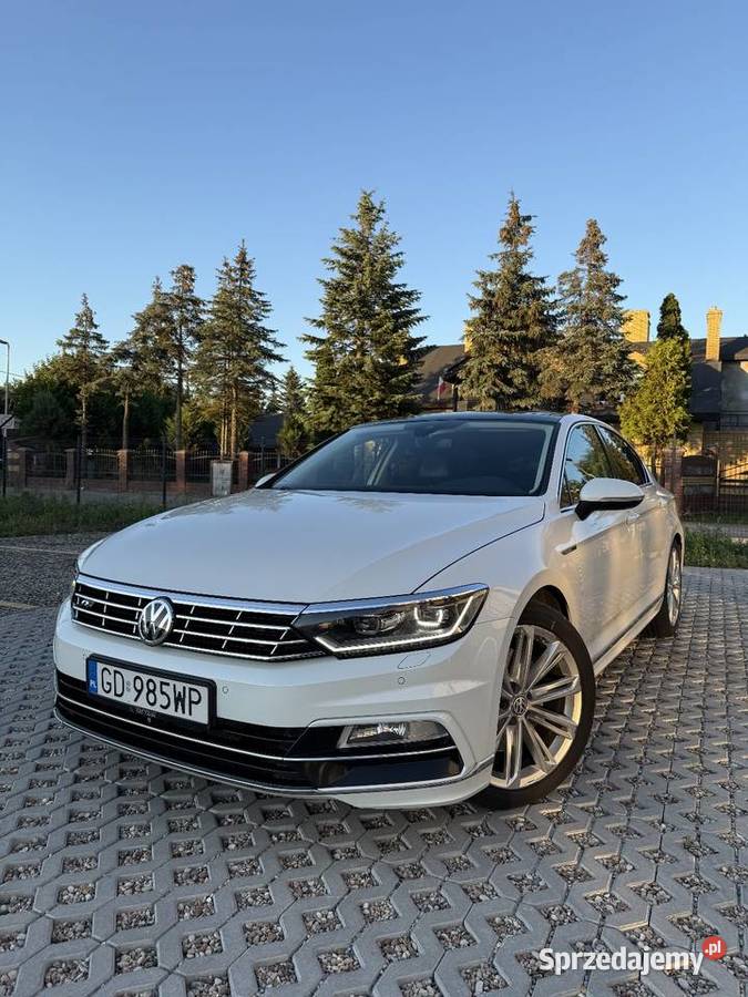 Passat b8 bitdi sedan r line biała perła 4 Rokitnica