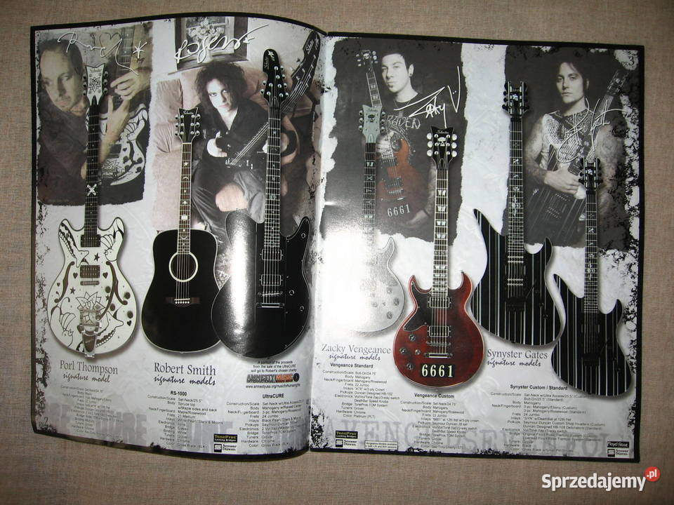 Schecter 2007 guitar catalog katalog gitar Gitary i akcesoria Kępice