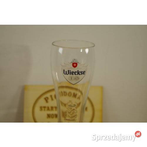 Komplet 3 szklanek do piwa Wieckse tłoczone Porcelana i szkło