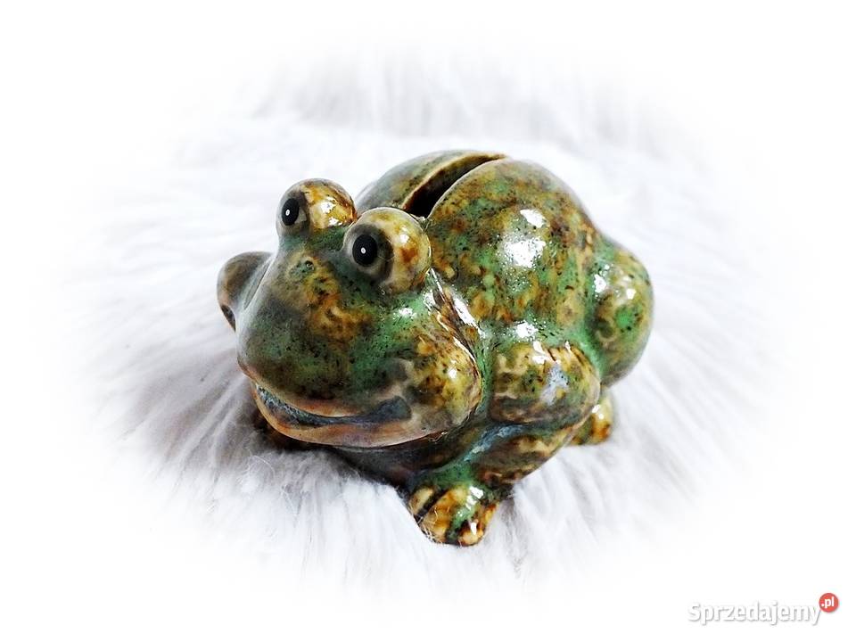 Żabka skarbonka Kolekcjonerska figurka Na Żary