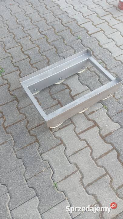 Wózek transportowy do pojemnika E2 nierdzewka