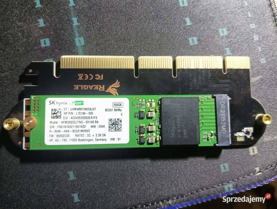 Dysk SK Hynix BC501 256GB SSD M2 2280 NVMe Imielin