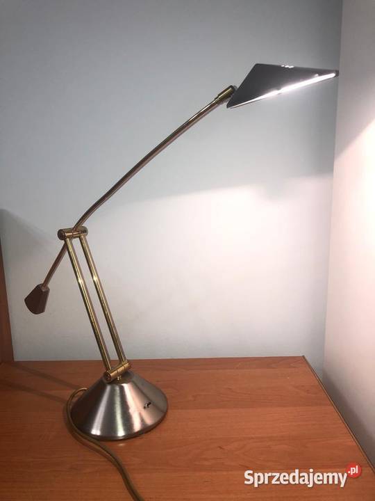 Lampa mosiężna stołowa vintage