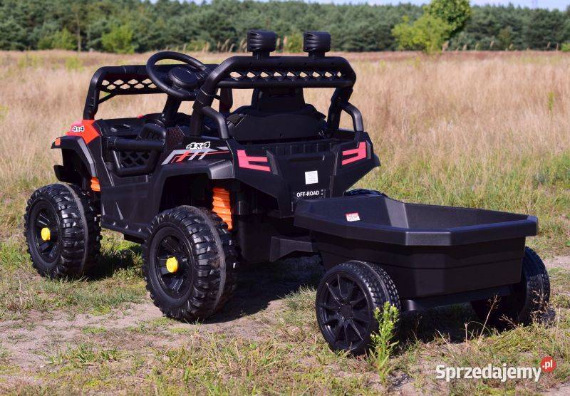 NAJNOWSZY BUGGY Z PRZYCZEPĄ PILOT RADIO Pojazdy elektryczne i spalinowe