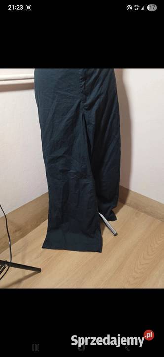 Spodnie damskie 4XL Szerokie nogawki bawełna czarny lubelskie Lublin