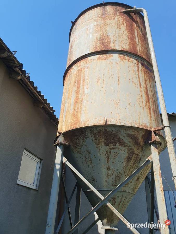 Silos zbożowy cementowy lejowy Sochaczew