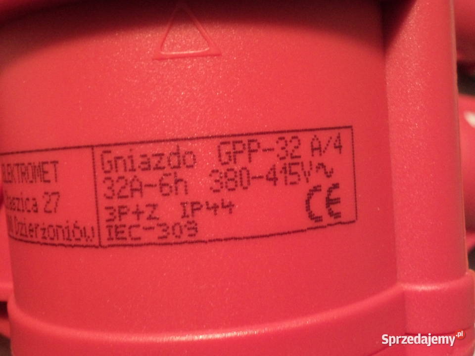 GNIAZDO PRZENOŚNE PROSTE TWIST GPP 32A 3PZ 400V Wieluń