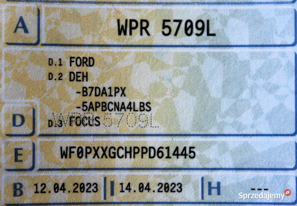Ford Focus SalonPL FV23 Titanium PakWinter 125 ASR (kontrola trakcji) Sokołów