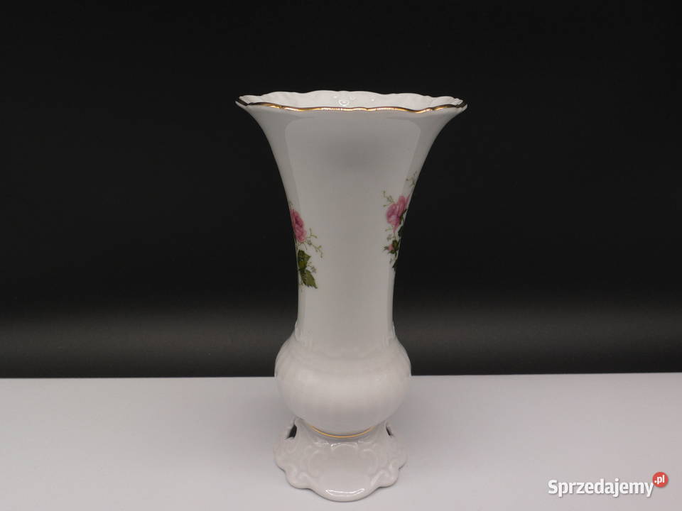 Porcelanowy wazon z różami Seltmann Weiden Raszków sprzedam
