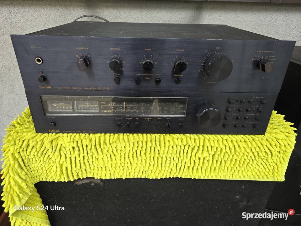 wzmacniacz tuner saba mi212 mt201 vintage Wzmacniacze i pokrewne śląskie Chełm Śląski sprzedam