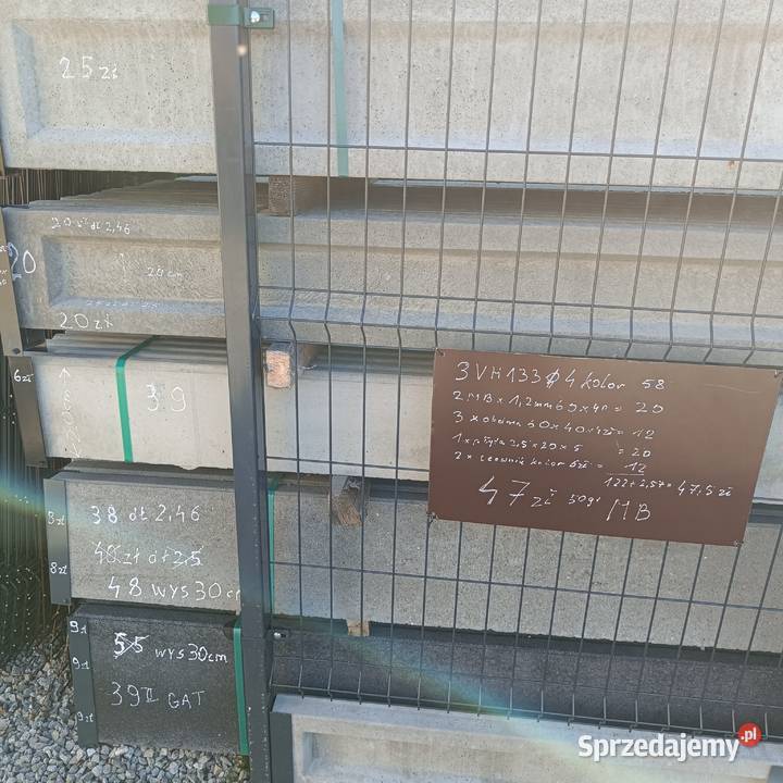 Słupek rura ocynk fi 48grubość 125 dł2m Baranów Sandomierski