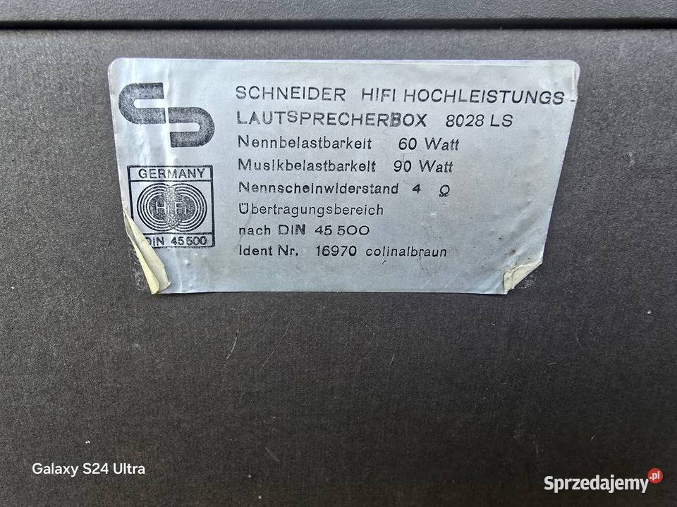 kolumny schneider 8020ls Chełm Śląski