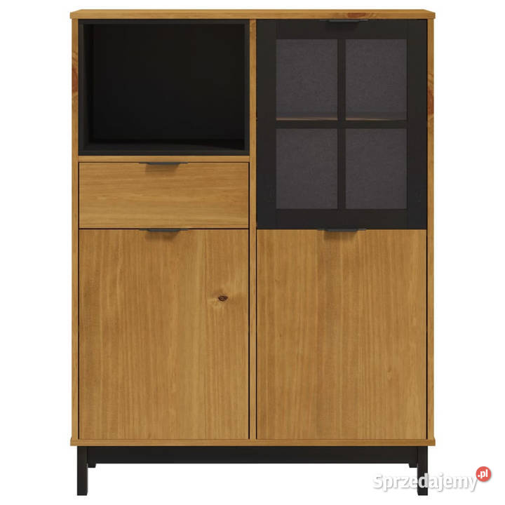 Kredens z przeszklonymi drzwiami FLAM 92x40x1225 Warszawa sprzedam
