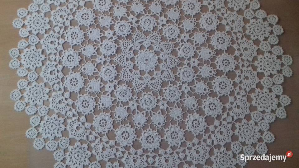 serweta okrągłarękodzieło Skoczów