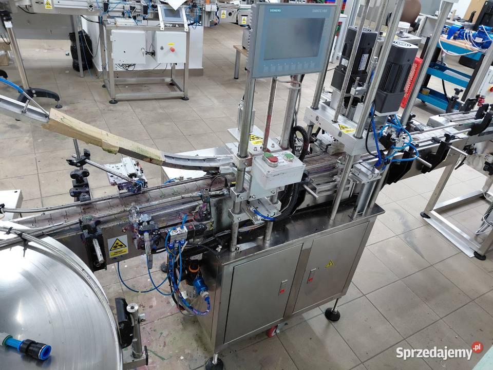 Maszyna do zakręcania i aplikowania zakrętek 20 Gliwice