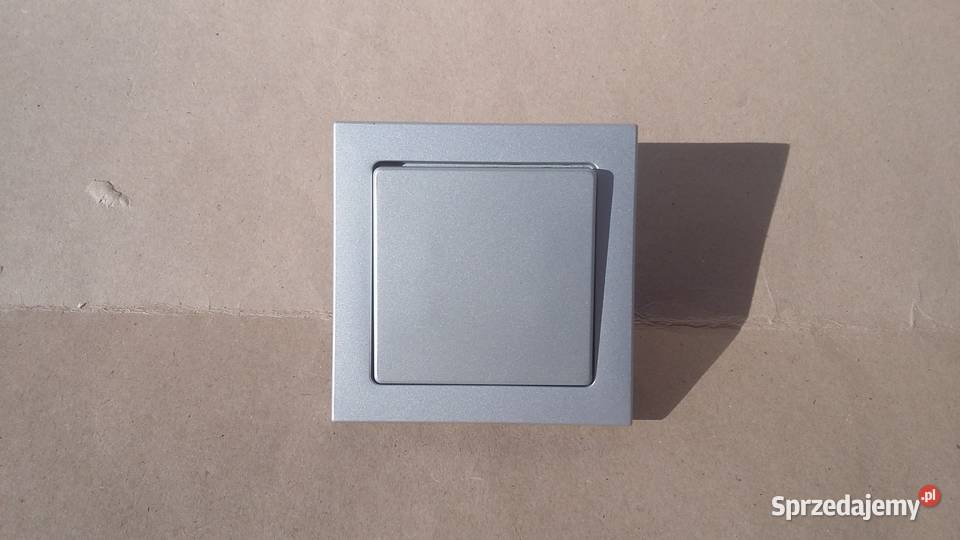 Włącznik łącznik światła BERKER SrebrnyAluminium sprzedam