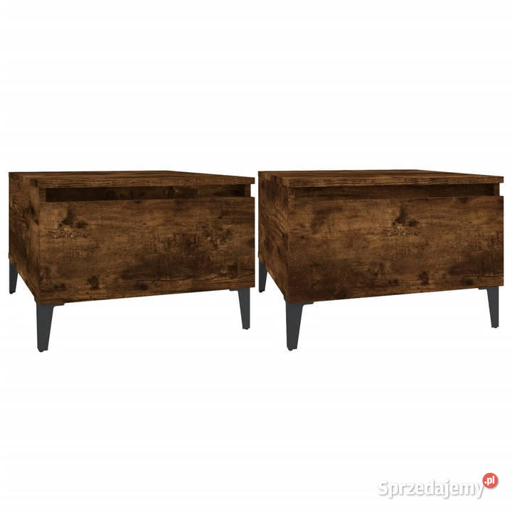 Stoliki boczne 2 przydymiony dąb 50x46x35 Warszawa