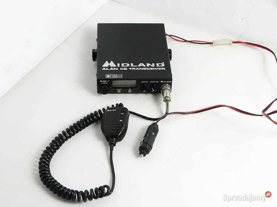 Radio CB Midland Alan 77 D 80 Mikrofon AM Biłgoraj