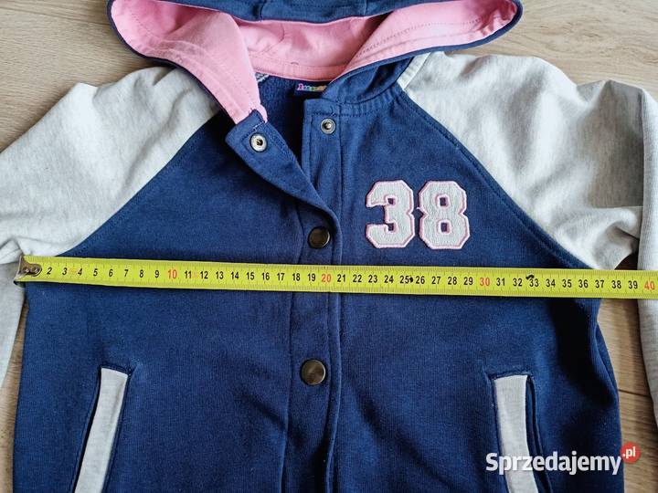 Bluza dziewczęca rozpinana z kapturem 110116 Rozmiar 110 Płock