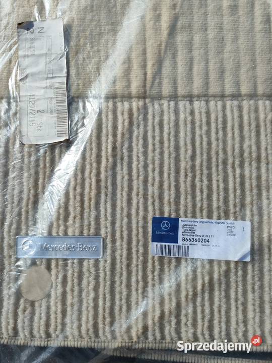 Oryginalne dywaniki rypsowe Mercedes W211 S211 Bolewice