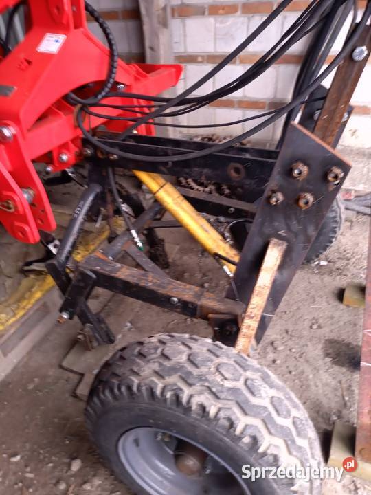 Wózek z hydropakiem oś z kołami agregatu lubelskie Świdnik