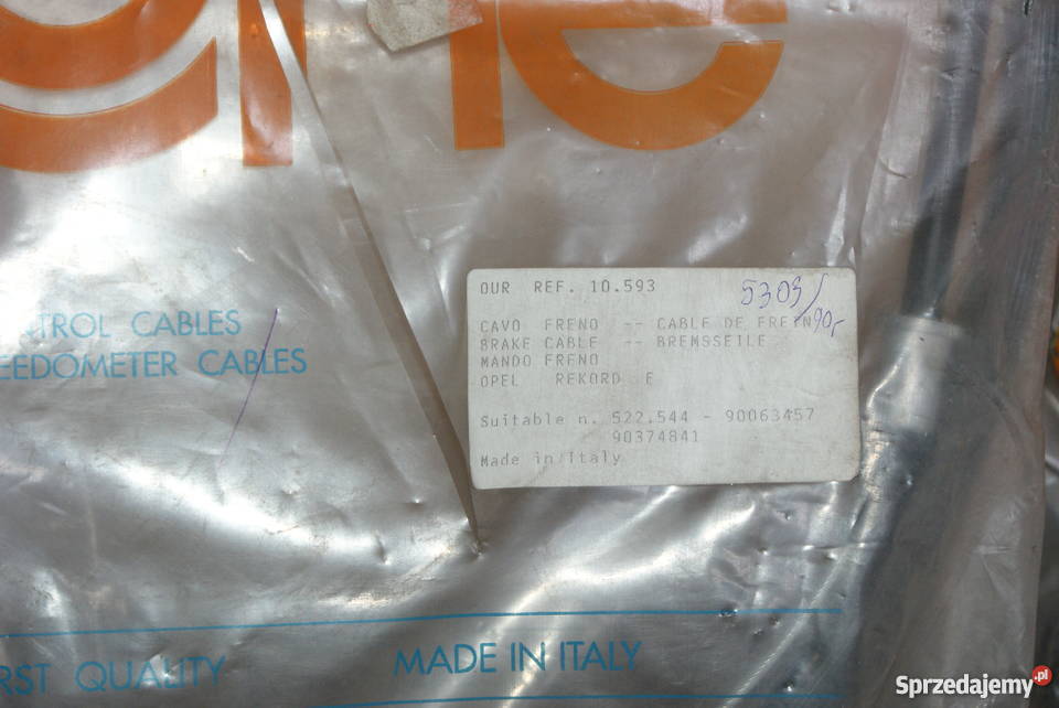 10645 COFLE LINKA HAMULCA RĘCZNEGO PEUGEOT 205 Białobrzegi