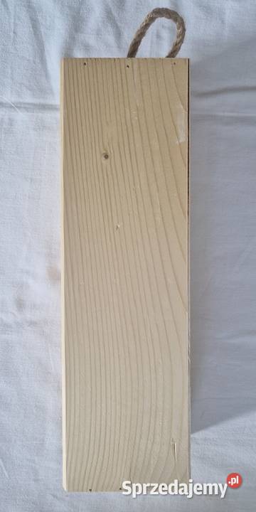 Drewniana skrzynkapudełko na alkohol Warszawa