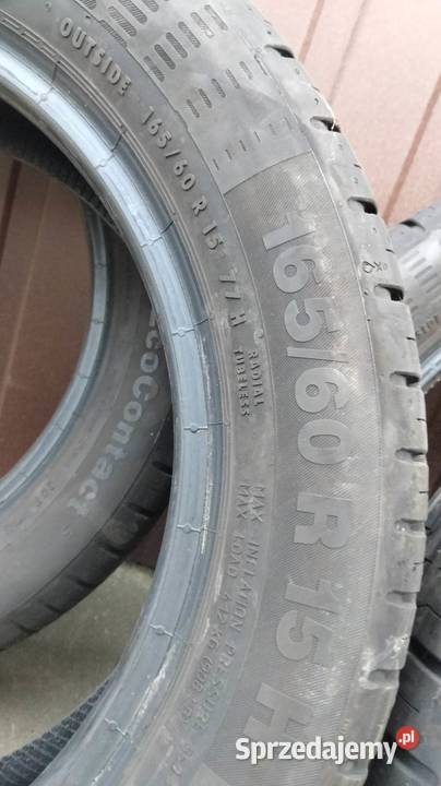 Continental ContiEcoContact 5 16560 R15 nowe lato Zgierz sprzedam