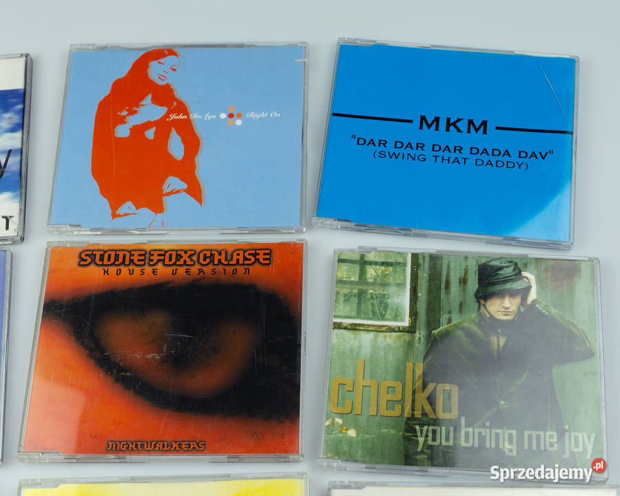 Zestaw 10 płyt CD house dance maxi single Tony Płyty i kasety Łuków sprzedam