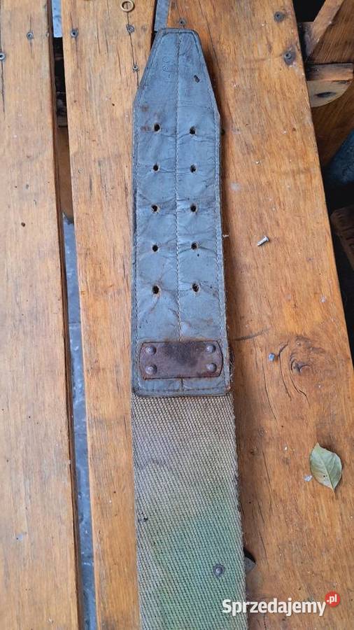Stary Strażacki Pas Bojowy PRL Antyki, Sztuka, Kolekcje Świecie