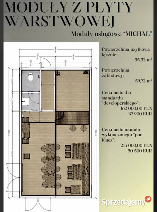 Na sprzedaż Dom Modułowy gastronomia usługi 2918zł/m2 mazowieckie Płock
