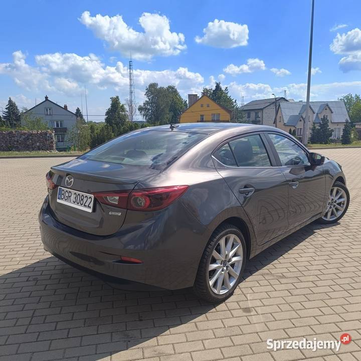 Mazda 3 2017 skórzana tapicerka podlaskie Grajewo