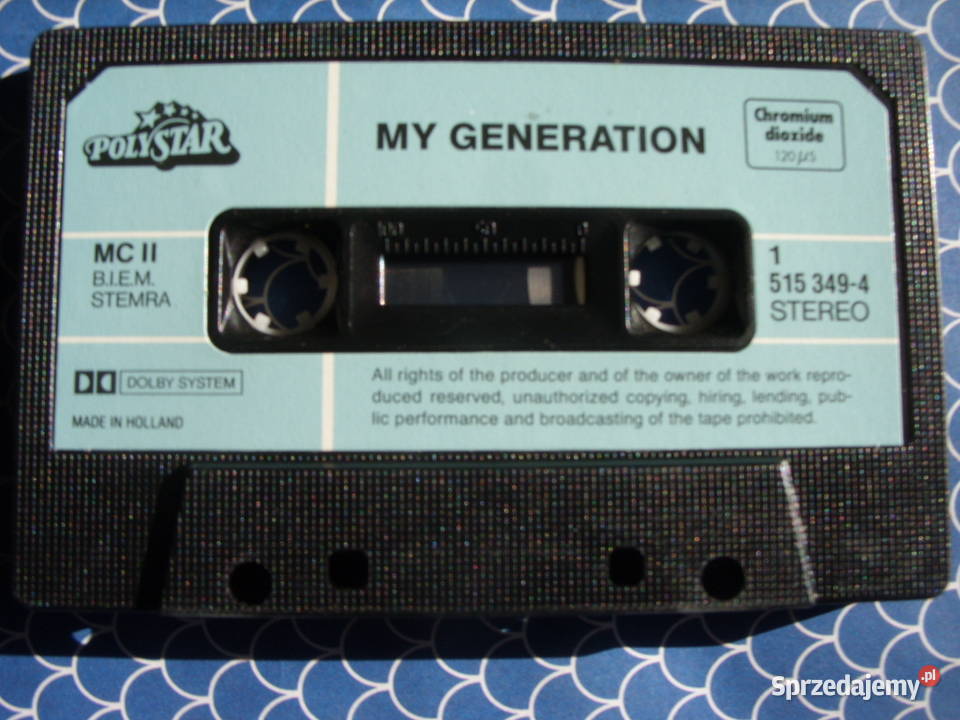 Kasety MY GENERATION2 KASETY 2000 Płyty i kasety dolnośląskie Wołów