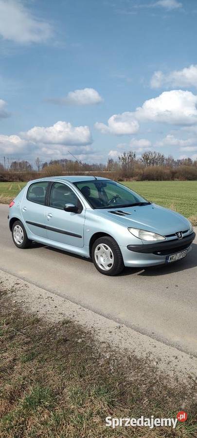 Peugeot 206 11 benzyna 2002r 129 przebiegu mazowieckie