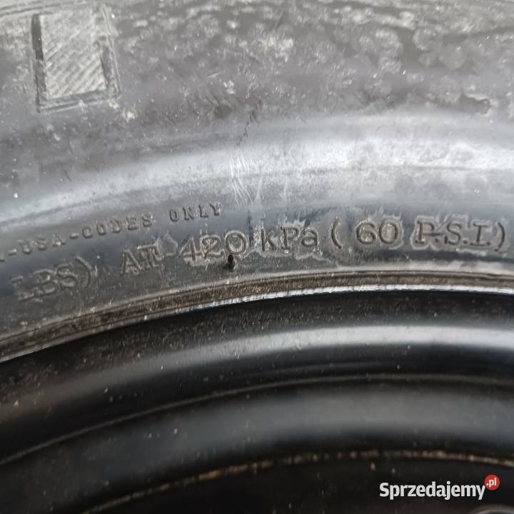 Nowe Koło dojazdowe Zapasówka Ford 5x108 12585 Bydgoszcz