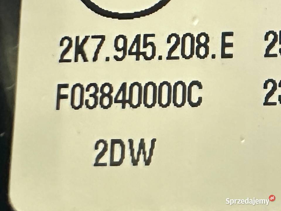 VW CADDY 2K7 LAMPA TYLNA PRAWA LED 2020 Gorzów Wielkopolski